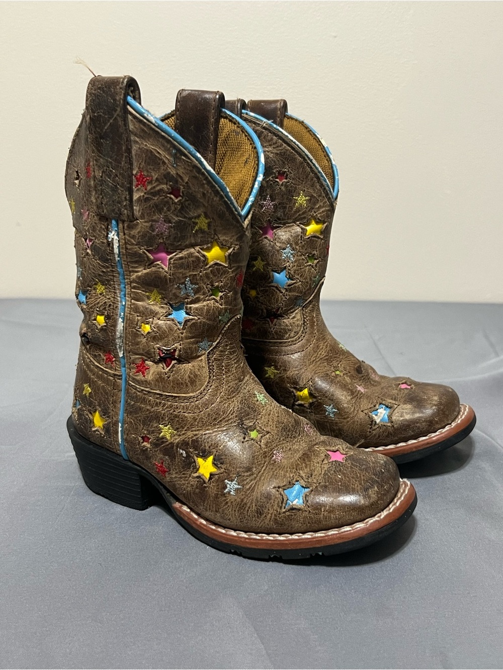 Dan Post Children’s Size 9d Star Leather Boots